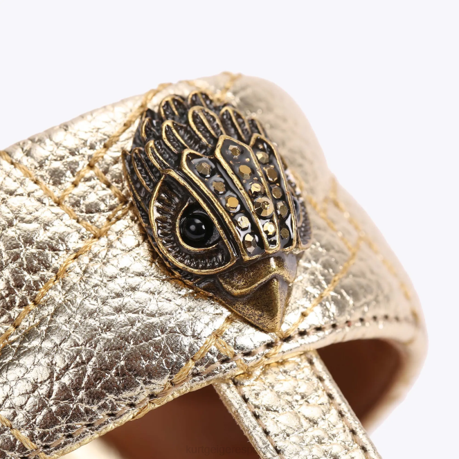 Kurt Geiger mujer sandalias london kensington con barra en T 2LPR448 | calzados oro